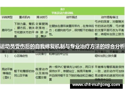 运动员受伤后的自我修复机制与专业治疗方法的综合分析